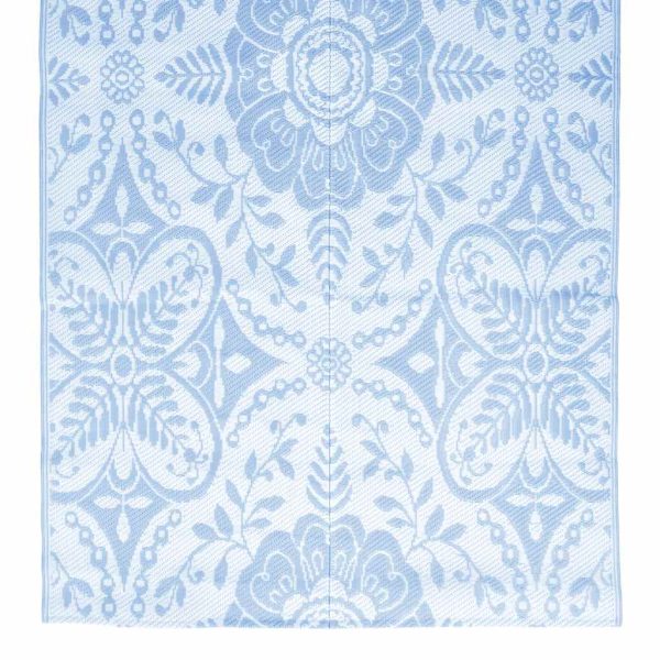 Tapete de exterior 120x180 cm PP azul-bebé - Image 3