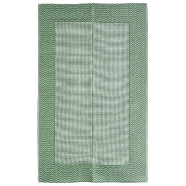 Tapete de exterior 140x200 cm PP verde