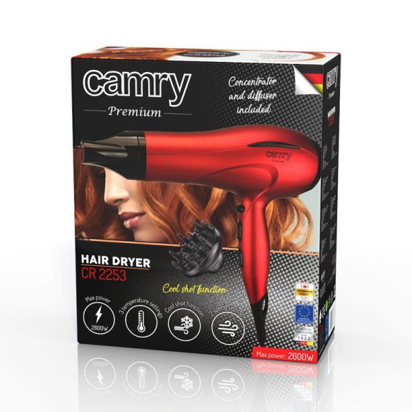 SECADOR DE PELO ADLER 2400W + DIFUSOR Y CONCENTRADOR - Image 6