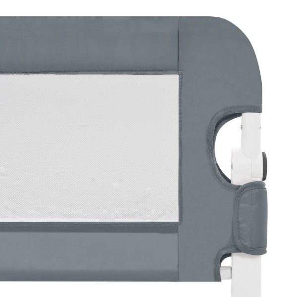 Barra de segurança p/ cama infantil 120x42cm poliéster cinzento - Image 4