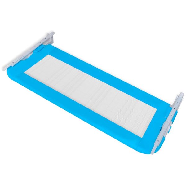Toddler Barra de segurança para cama 102 x 42 cm azul - Image 3