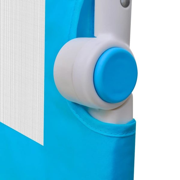 Toddler Barra de segurança para cama 102 x 42 cm azul - Image 4