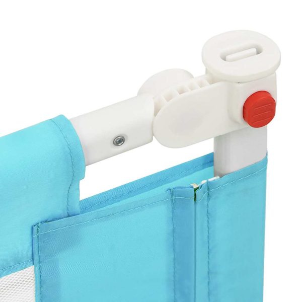 Barra de segurança p/ cama infantil tecido 90x25 cm azul - Image 5