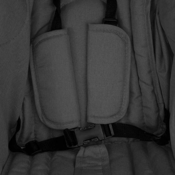 Carrinho de bebé para gémeos aço cinzento-escuro - Image 9