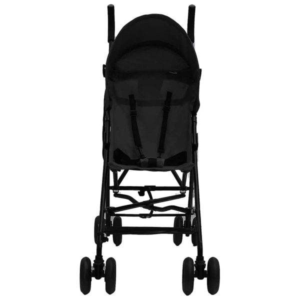 Carrinho de bebé aço antracite e preto - Image 2